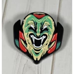 Classic Horror Scary Halloween Monster Vampire Pin